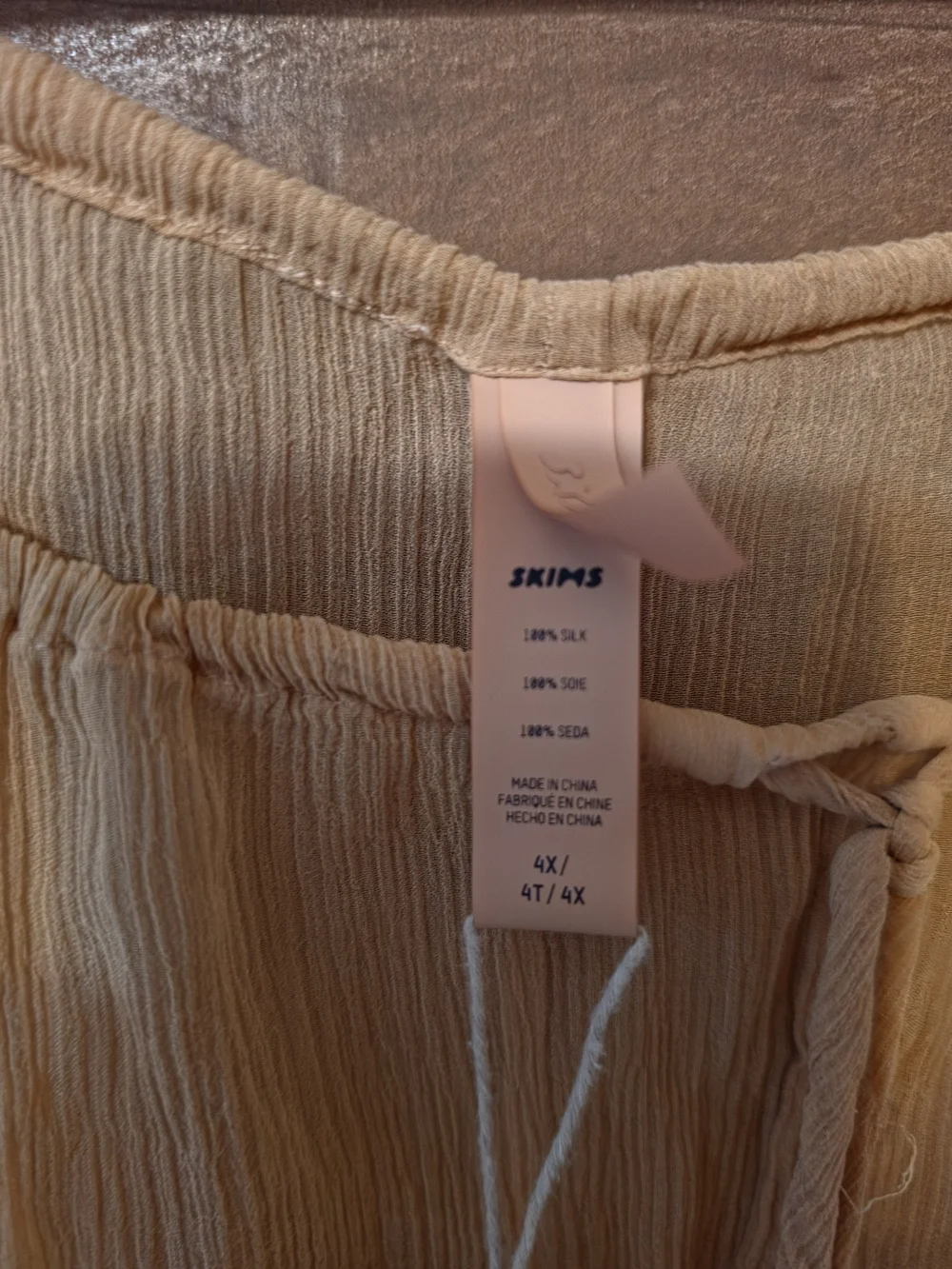 SKIMS Wide-Leg Lightweight Coverup in Neuttal